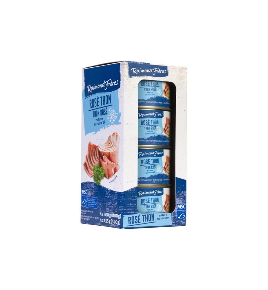Raimond Frères - Eau de thon rosé MSC 4 x 200 g
