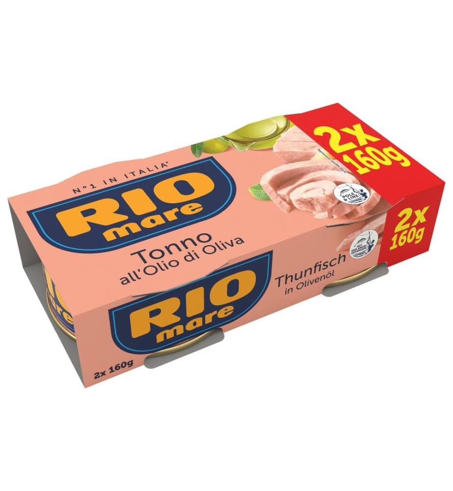 RIO MARE - Boîte Thon à l'huile d'olive 2 x 160 g