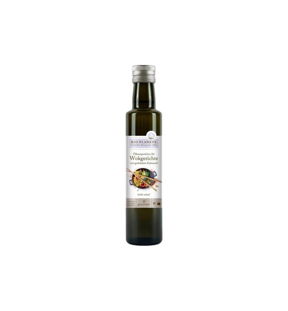 Bio Planete - Huile pour wok avec huile d'arachide grillée 250 ml