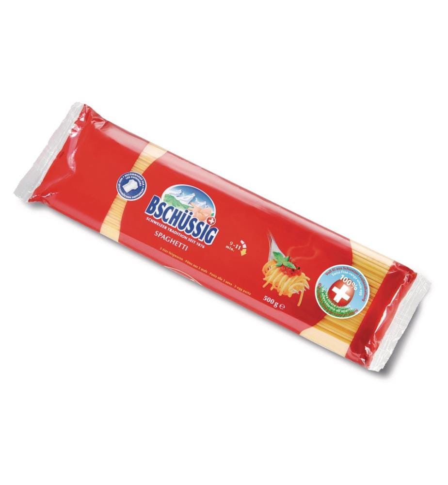 Bschüssig - Pâtes alimentaires Spaghetti 500 g