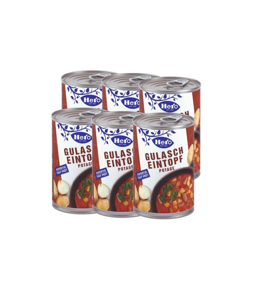 Hero - Ragoût de goulasch 6 x 420 g
