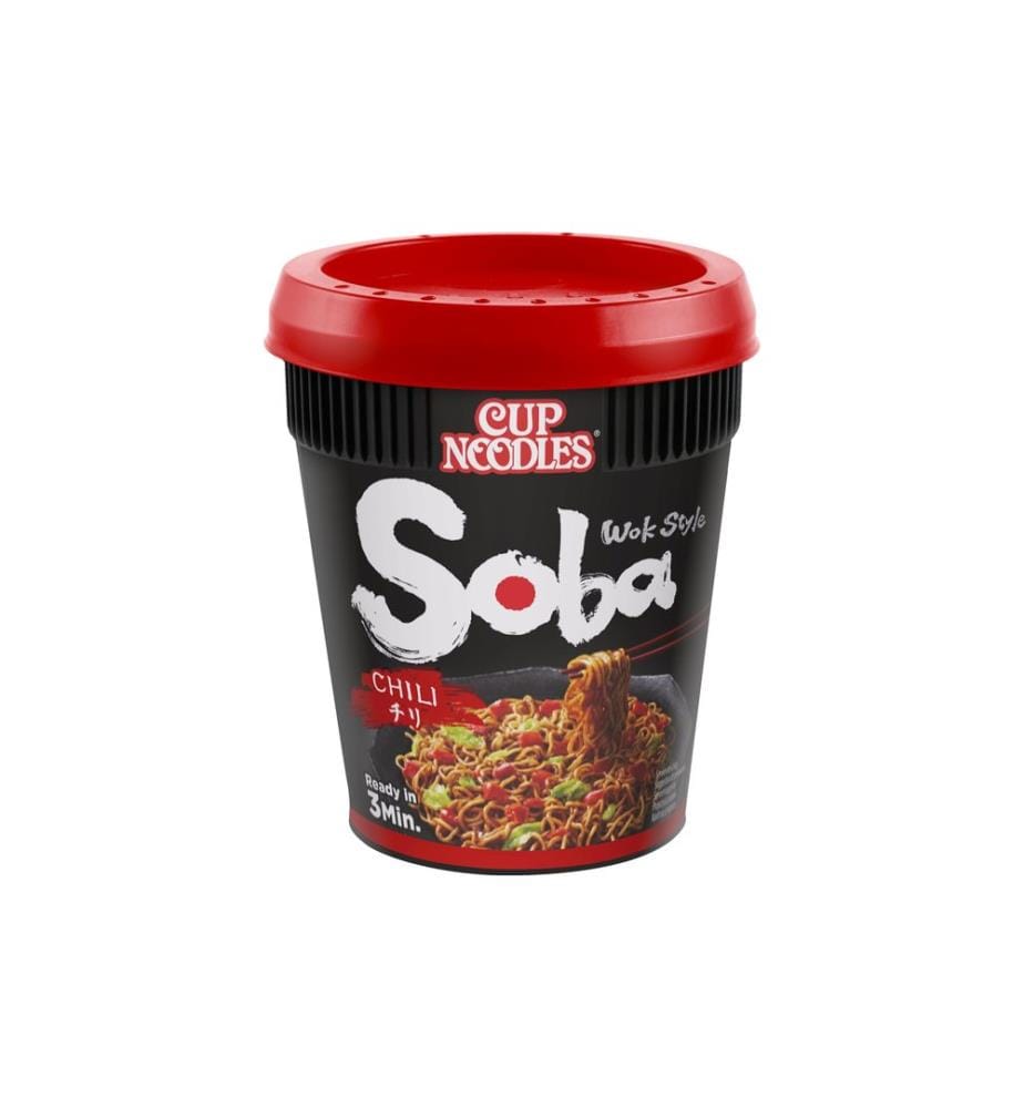 NISSIN FOOD - Gobelet Soba Cup Nouilles au chili 92 g