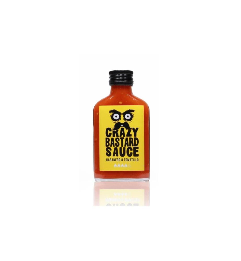 Crazy Bastard Sauce - Hot Sauce Habanero et Tomatillo 100 ml