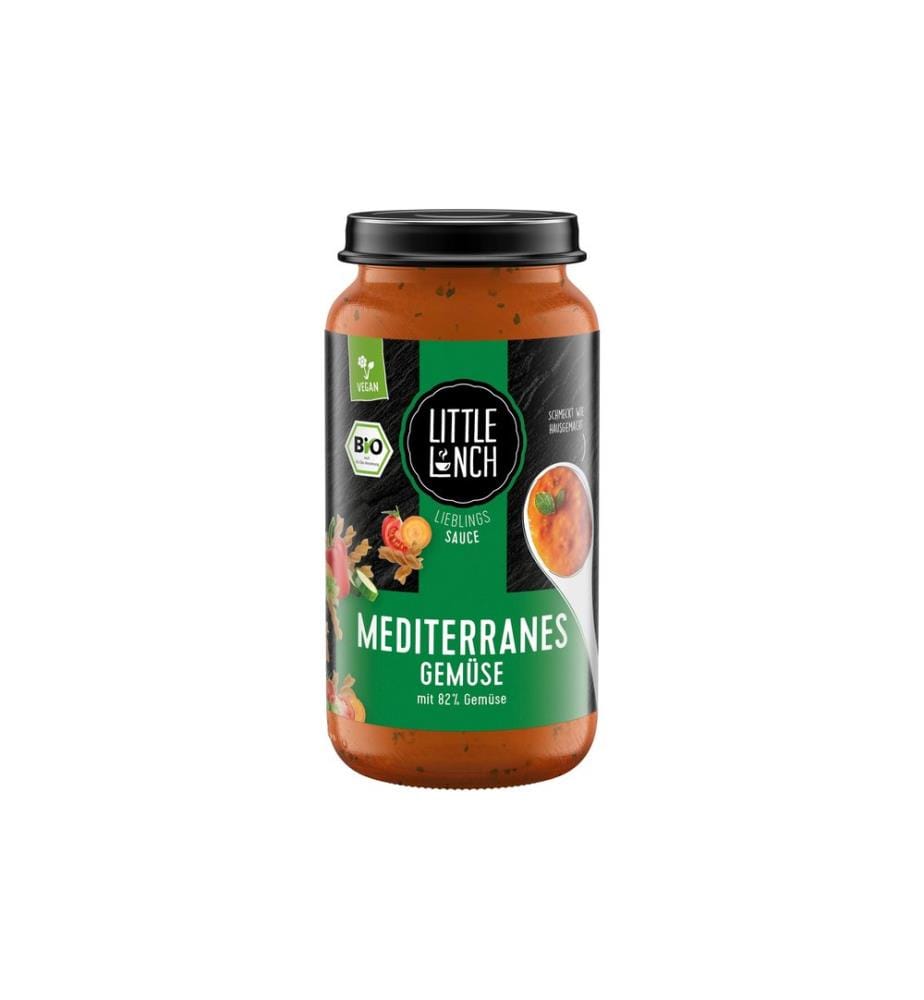 LITTLE LUNCH - Sauce préférée Légumes Méditerranée Bio 250 g