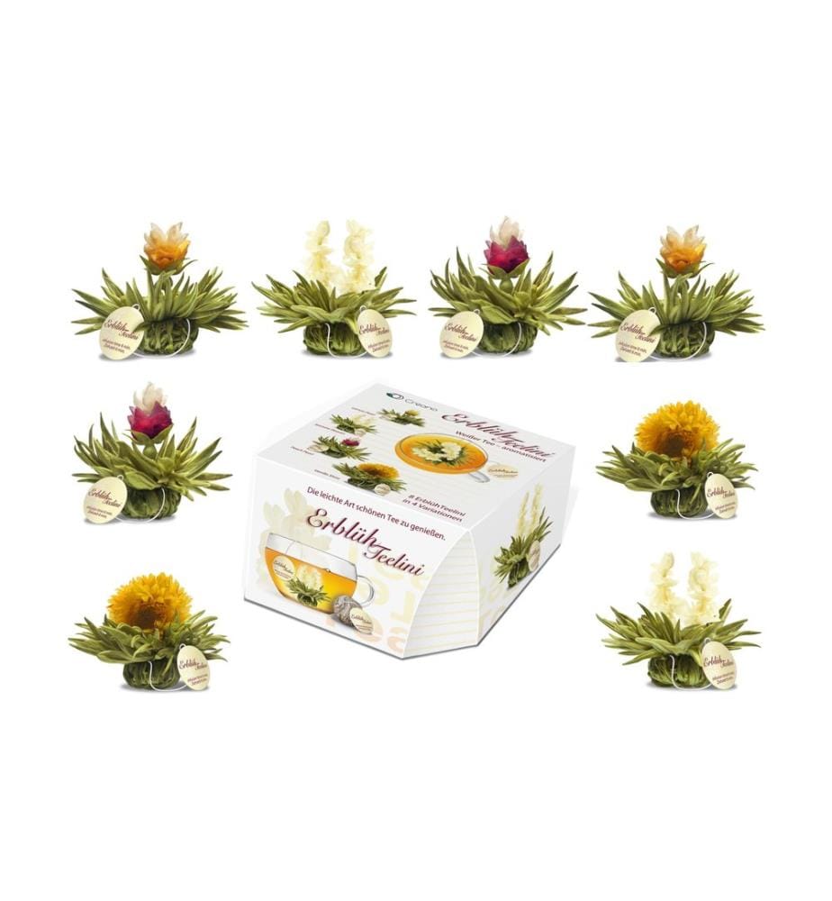 Creano - Fleurs de thé Thé blanc Erblühteelini Lot de 8