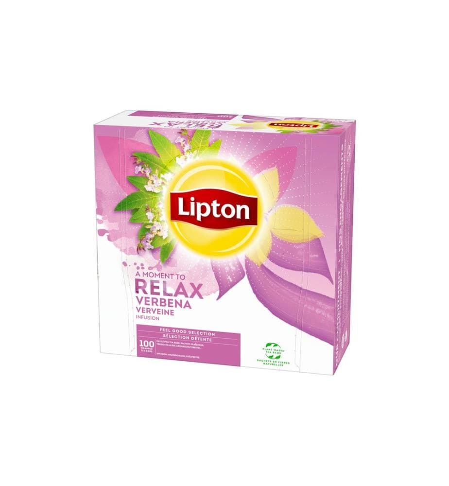 LIPTON - Sachet de thé Feel Good Selection Verveine 100 Pièce/s