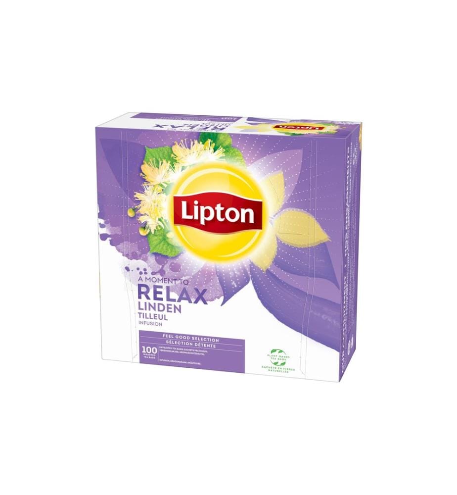 LIPTON - Sachet de thé Feel Good Sélection Tilleul 100 Pièce/s