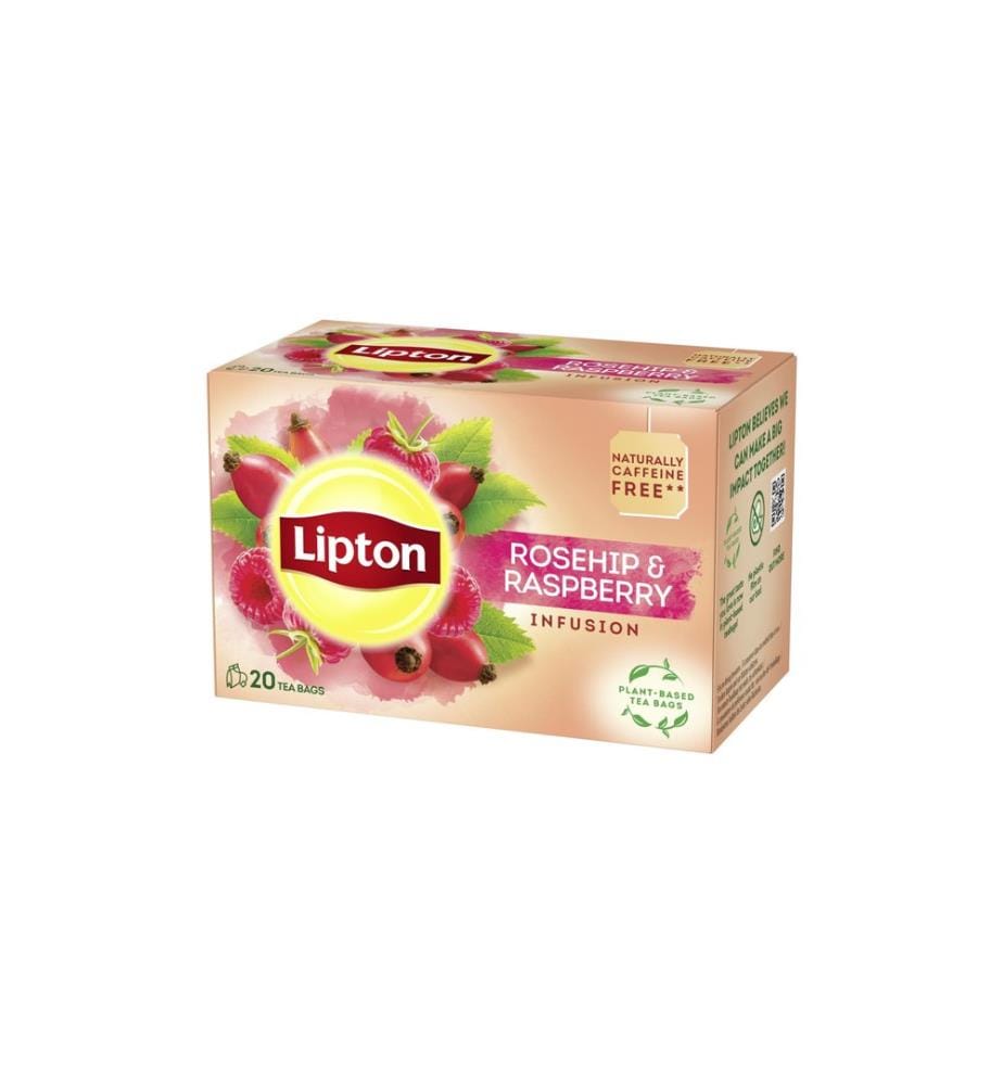 LIPTON - Sachet de thé Roseship & Framboise 20 Pièce/s