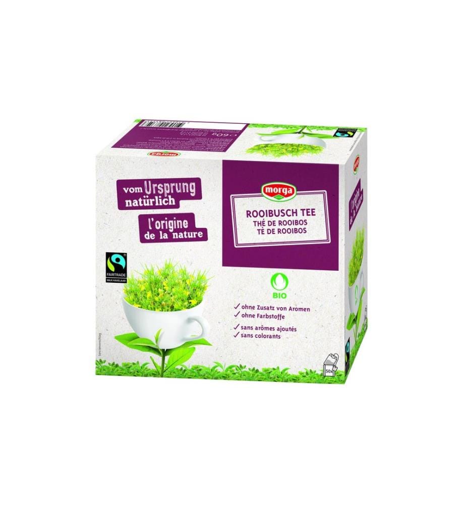 Morga - Sachet de thé Bio Fairtrade Rooibos 50 Pièce/s
