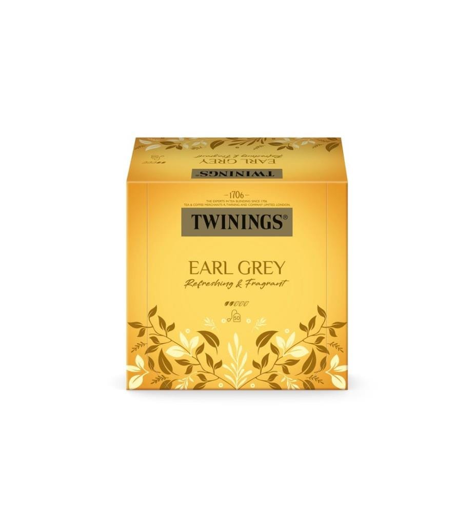 TWININGS - Sachet de thé Earl Grey 50 x 2 g