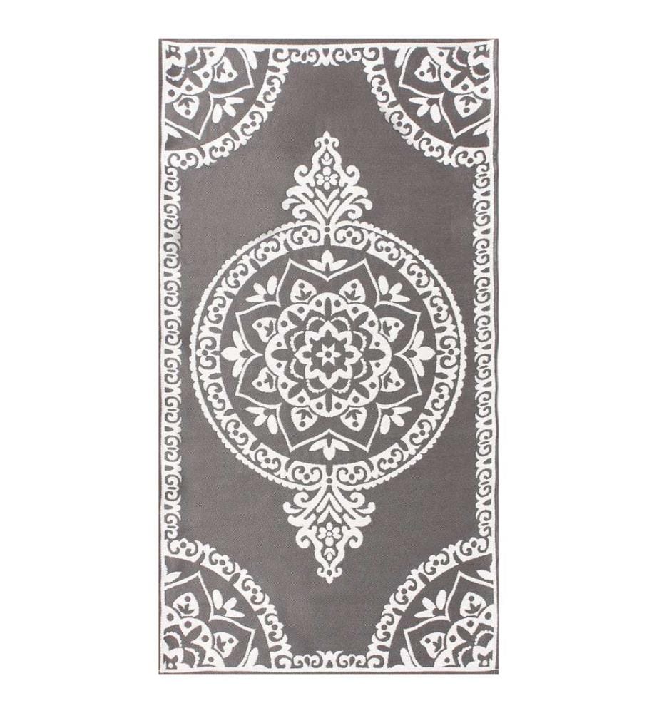 Tapis d'extérieur KOHIMA Gris 80 x 150 cm