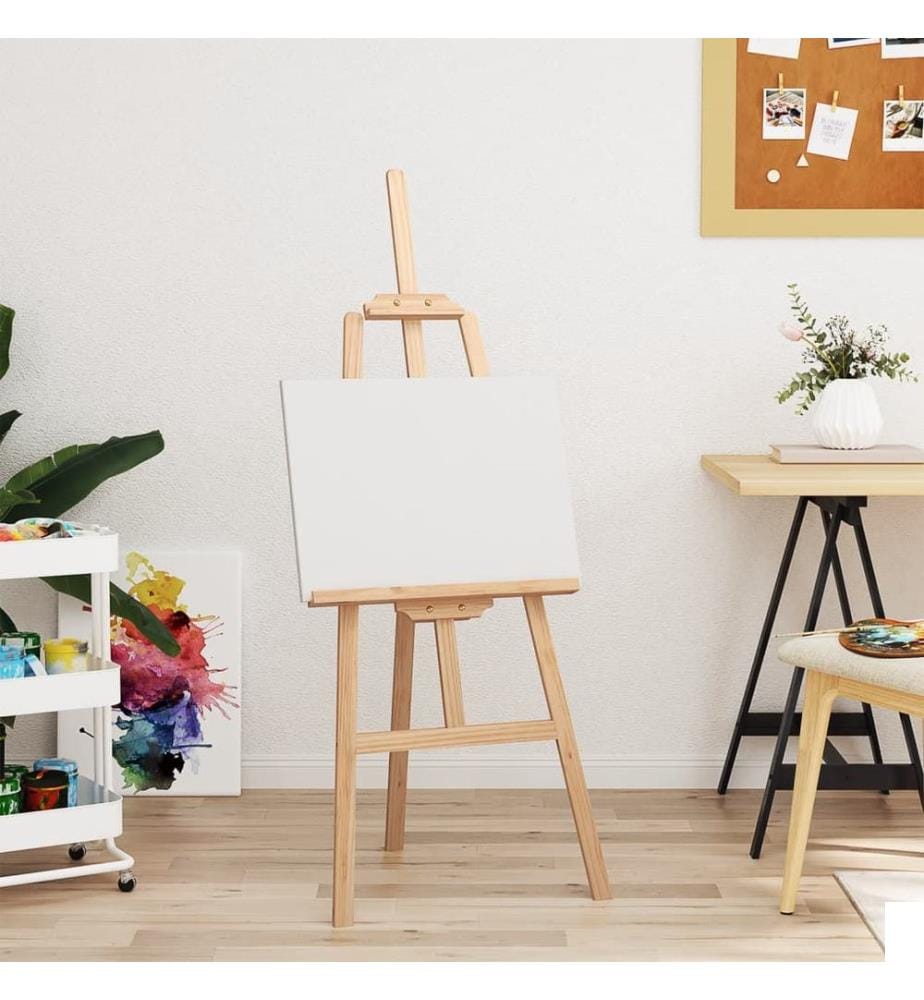 Chevalet 53,5x95x127 cm bois de pin massif