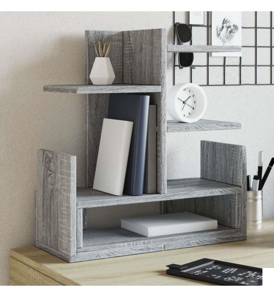 Organisateur de bureau sonoma gris 49x20x52,5 cm
