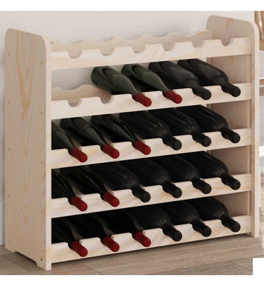 Casier à vin 67,5x25x60 cm Bois de pin massif