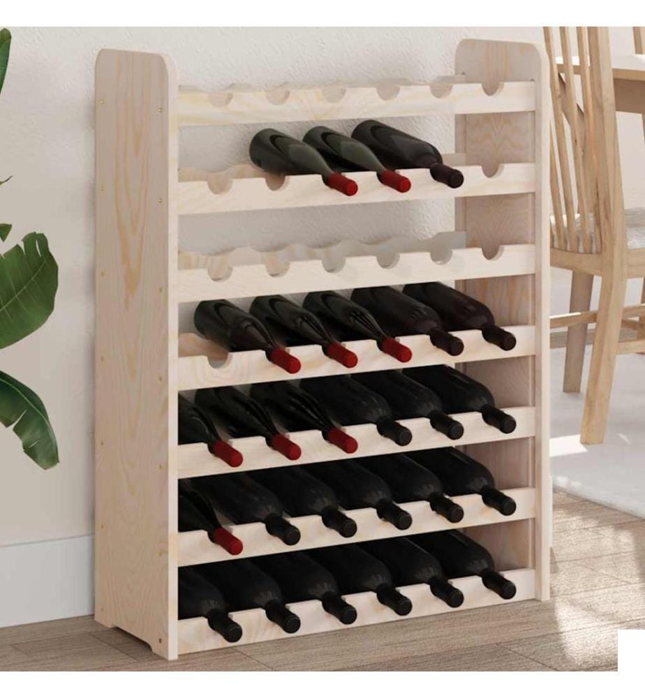 Casier à vin 67,5x25x87 cm Bois de pin massif