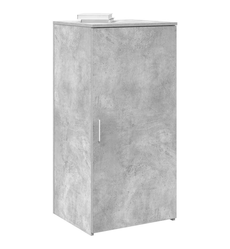 Armoire de rangement gris béton 50x45x103,5cm bois d'ingénierie