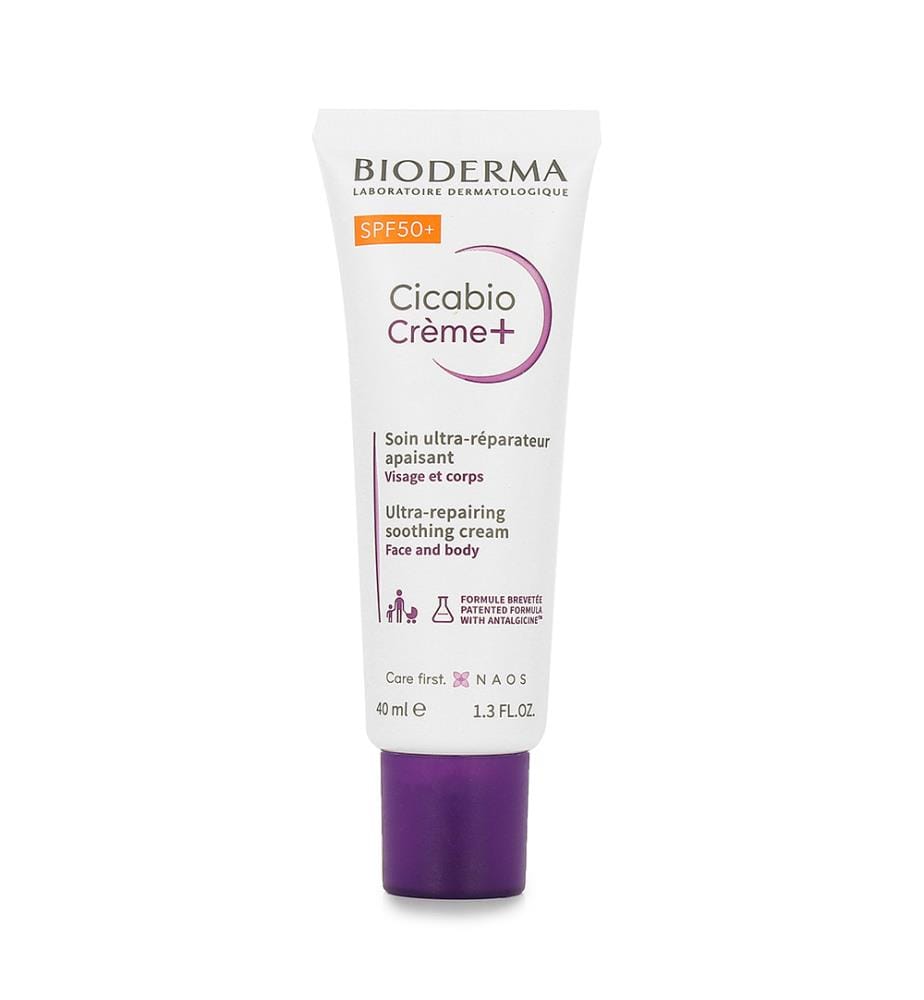 Crème Hydratante Solaire Cicabio Crème+ SPF50+ - 40 ml