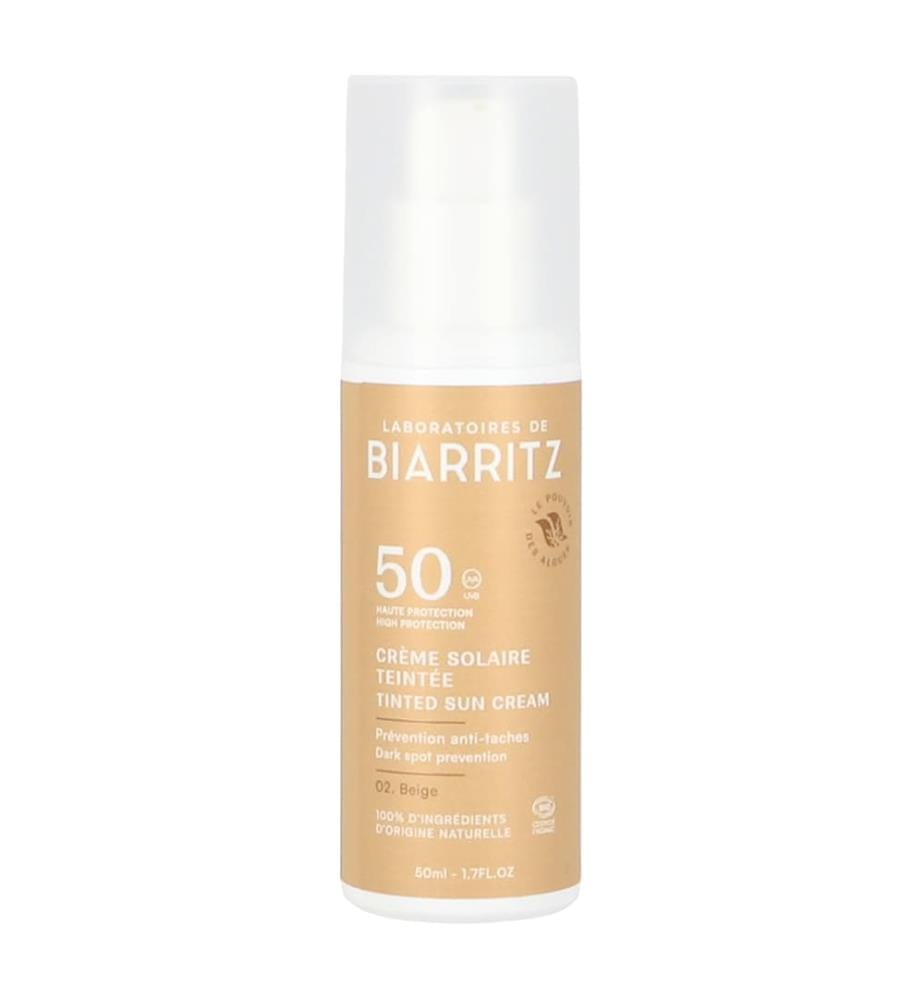 Crème Solaire Teintée Visage SPF50 Bio #Beige - 50 ml