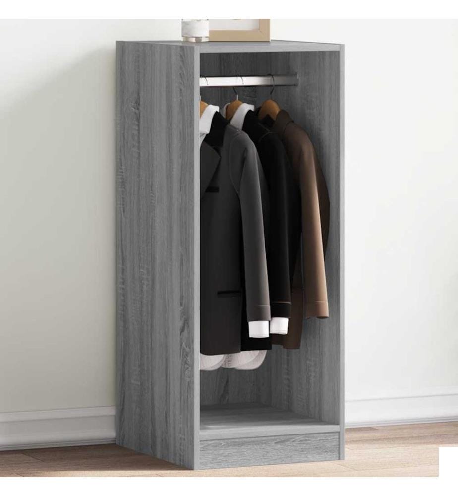 Garde-robe sonoma gris 48x41x102 cm bois d'ingénierie