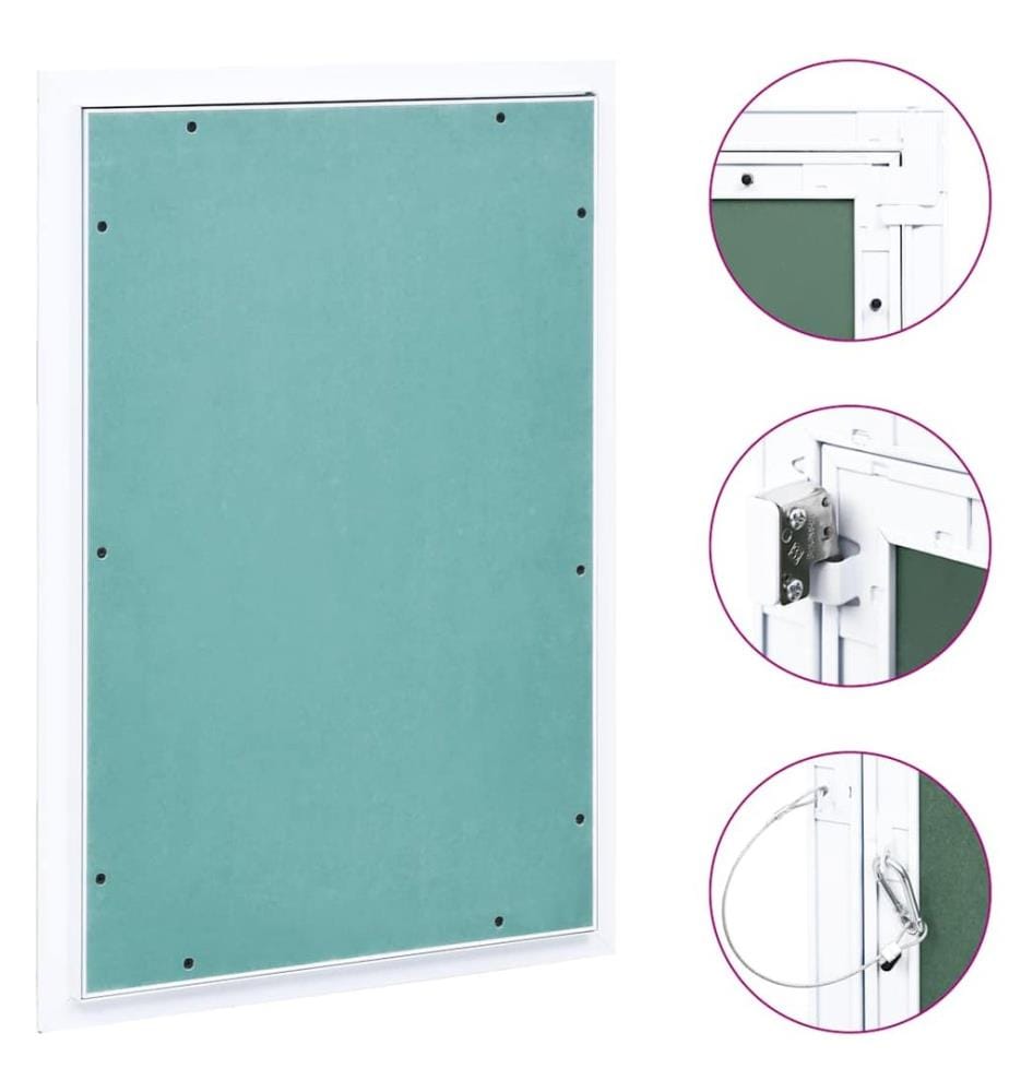 Panneau d'accès Cadre en aluminium plaque de plâtre 300x600 mm