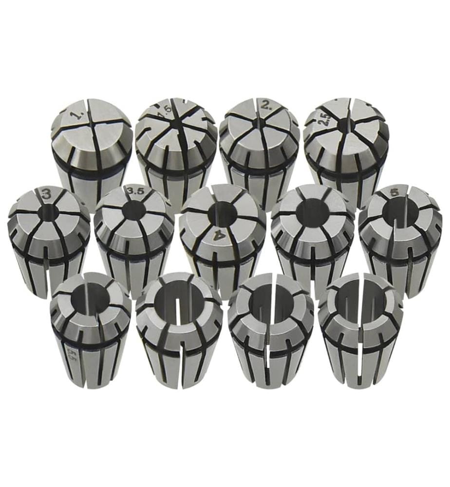 Douilles de serrage ER11 13 pcs Ensemble d'outils de tournage
