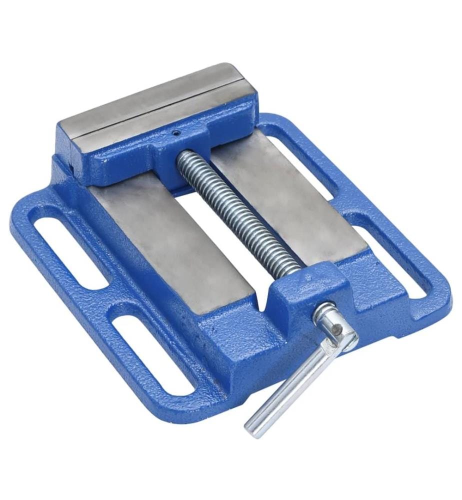 Étau pour perceuse à colonne bleu 100 mm fonte