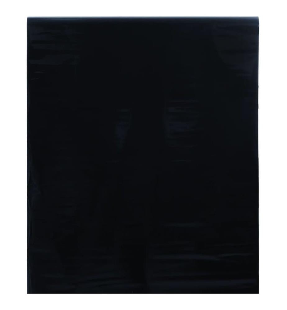 Film de fenêtre statique dépoli noir 60x1000 cm PVC