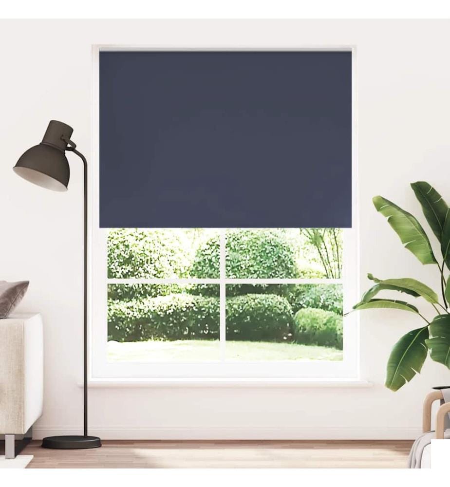 Store enrouleur occultant 144,4 x 230 cm, largeur du tissu 140 cm, coloris marine