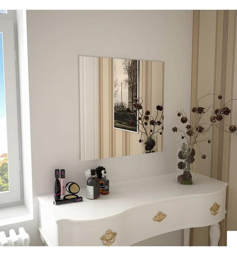 Miroir mural carré 60 x 60 cm Verre
