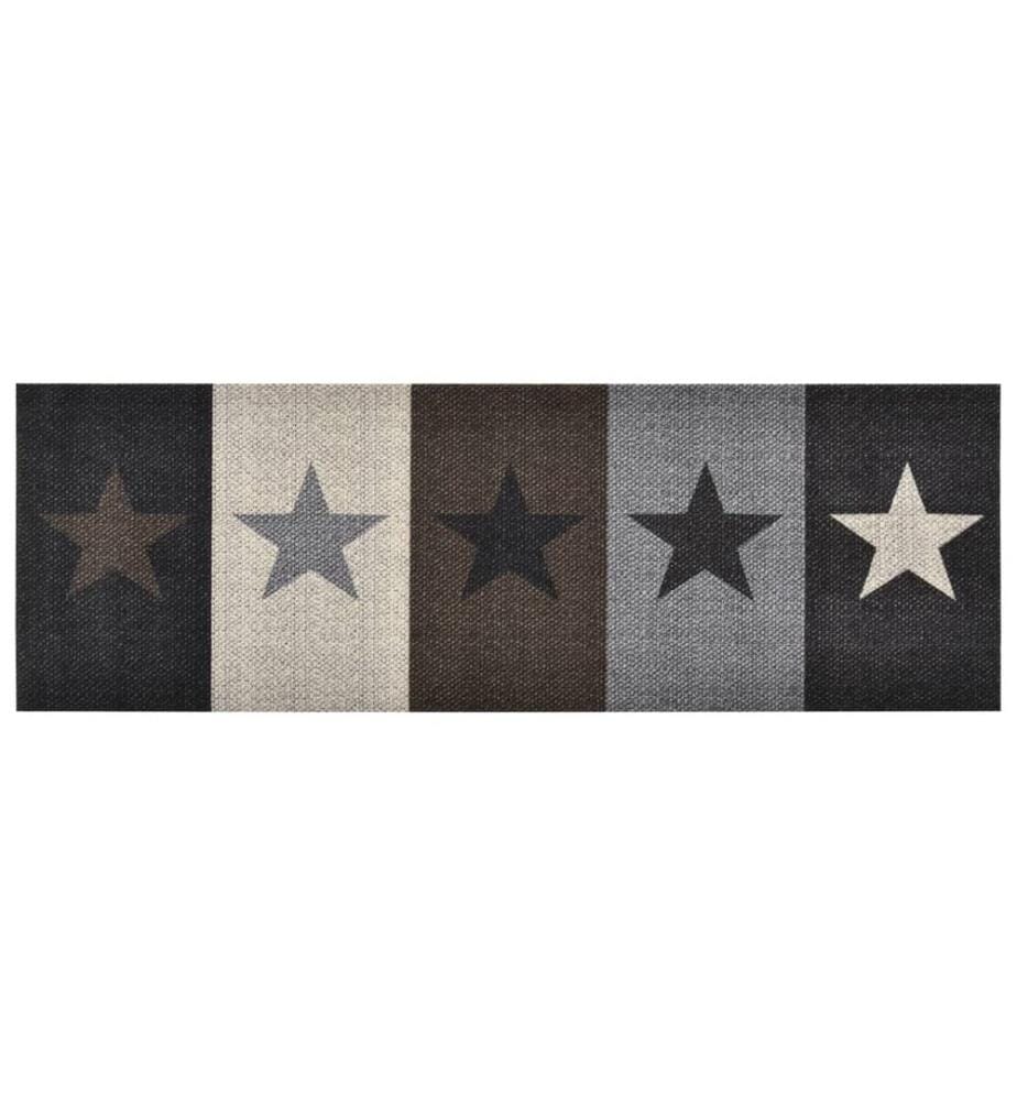 Tapis de sol de cuisine lavable Étoile 45x150 cm