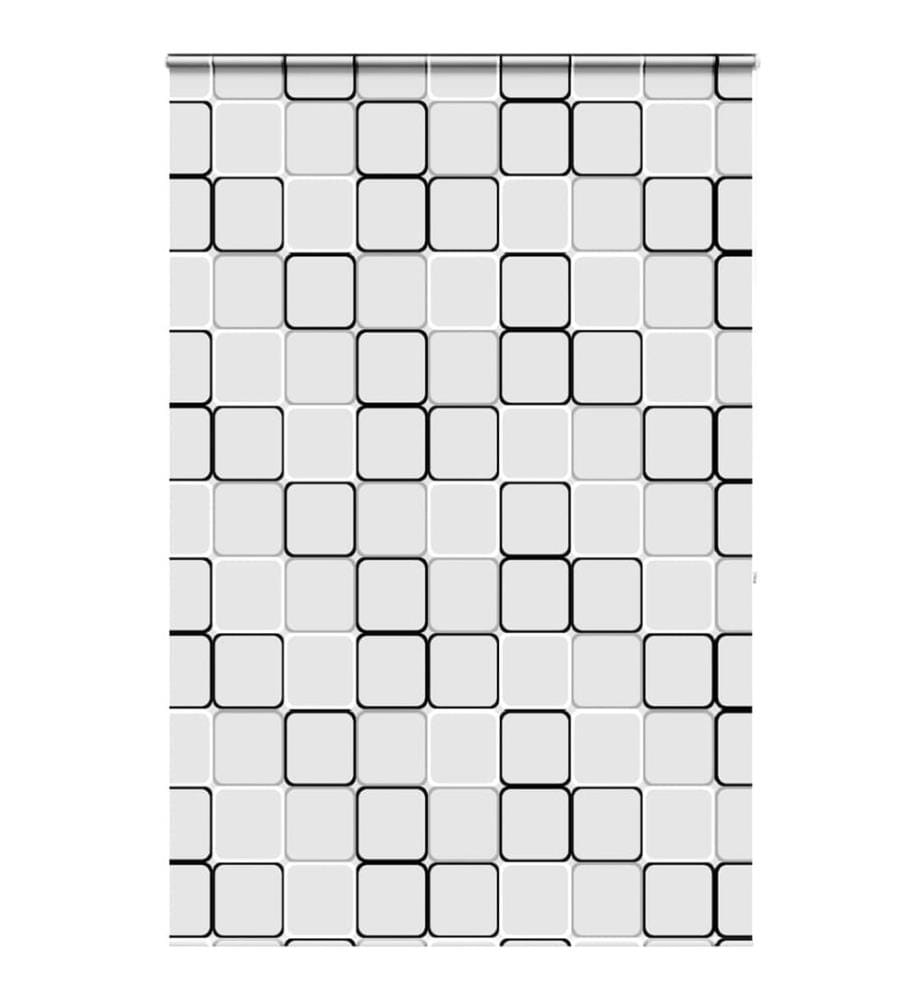 Store enrouleur de douche avec cassette largeur du tissu 146 cm