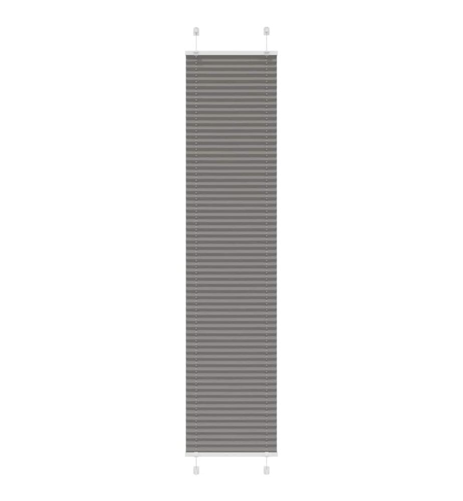 Store plissé anthracite 50x200 cm largeur du tissu 49,4 cm