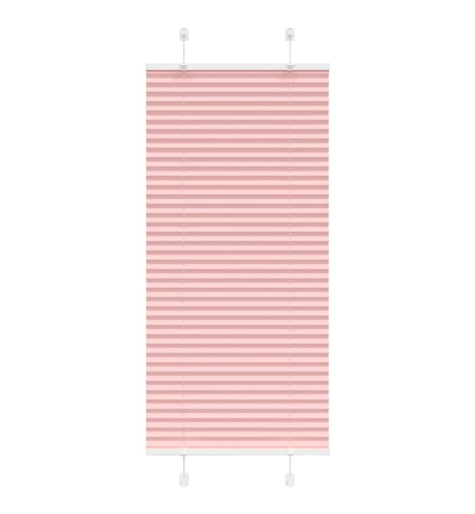 Store plissé rose 55x100 cm largeur du tissu 54,4 cm polyester