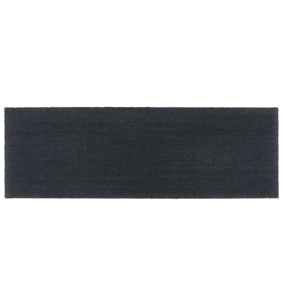 Tapis de porte gris foncé 100x300 cm fibre de coco touffeté