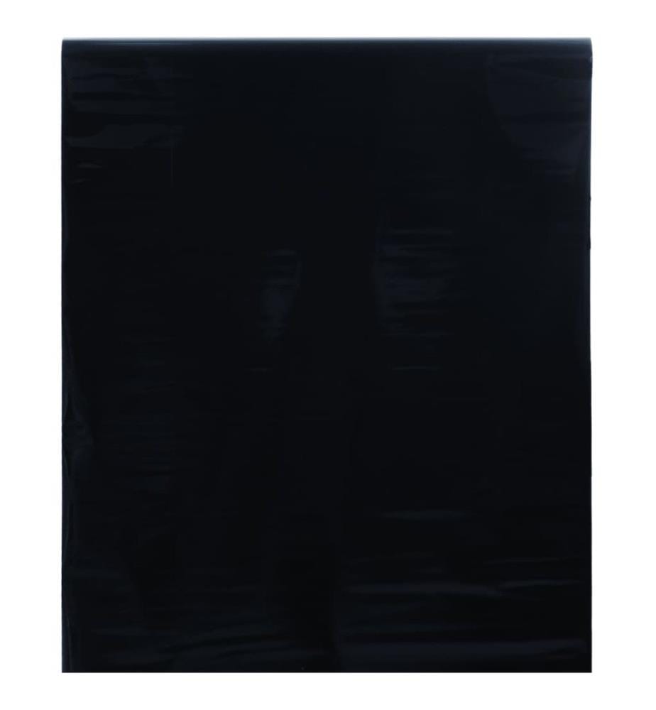 Film de fenêtre statique dépoli noir 45x1000 cm PVC