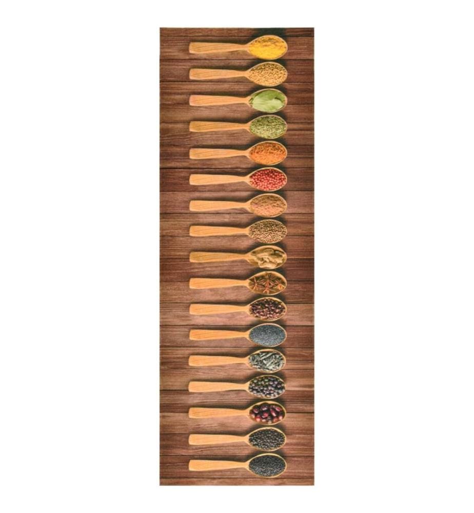 Tapis de sol de cuisine lavable Cuillère 60x180 cm
