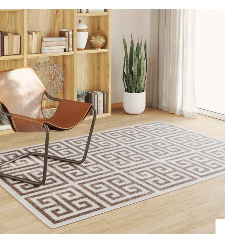 Tapis intérieur extérieur à poils courts 160x230cm antidérapant