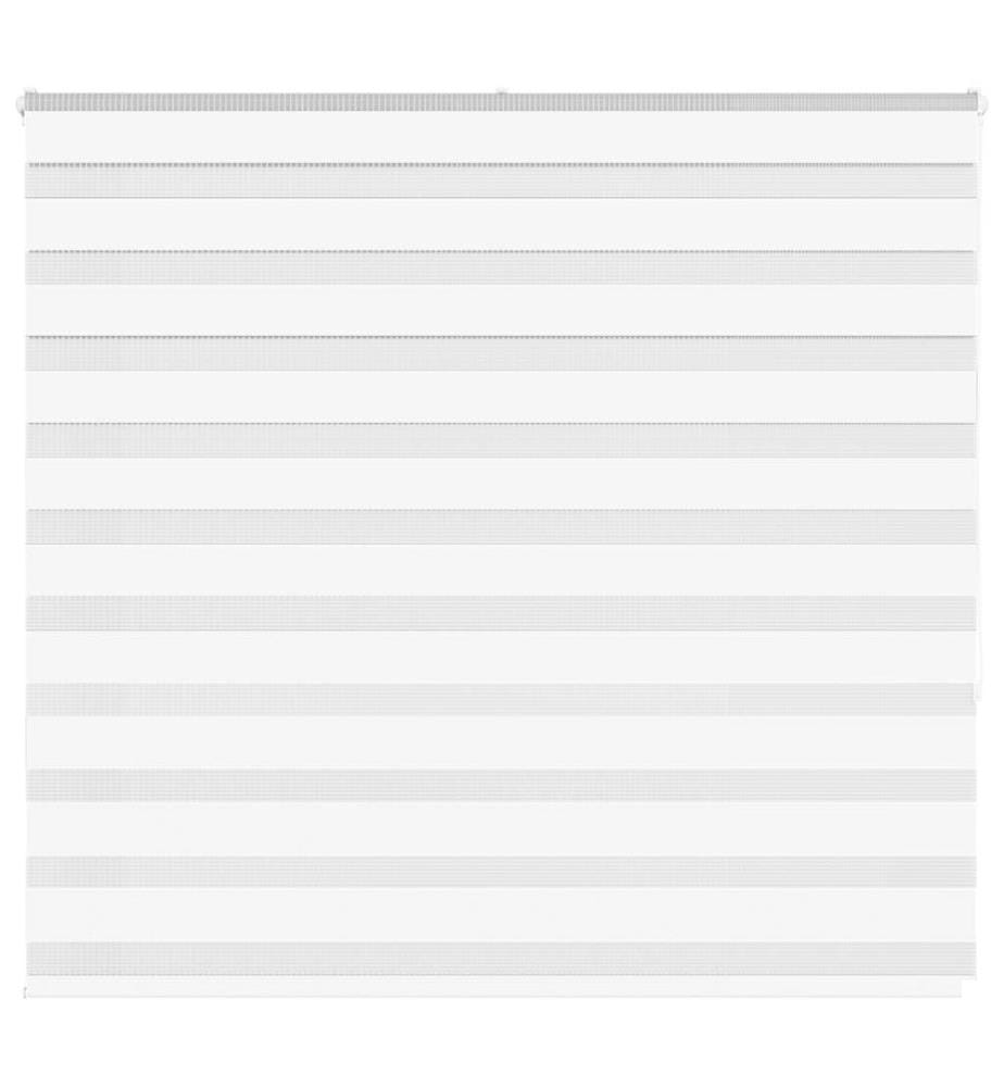 Store zèbre blanc 160x150 cm largeur du tissu 155,9cm polyester