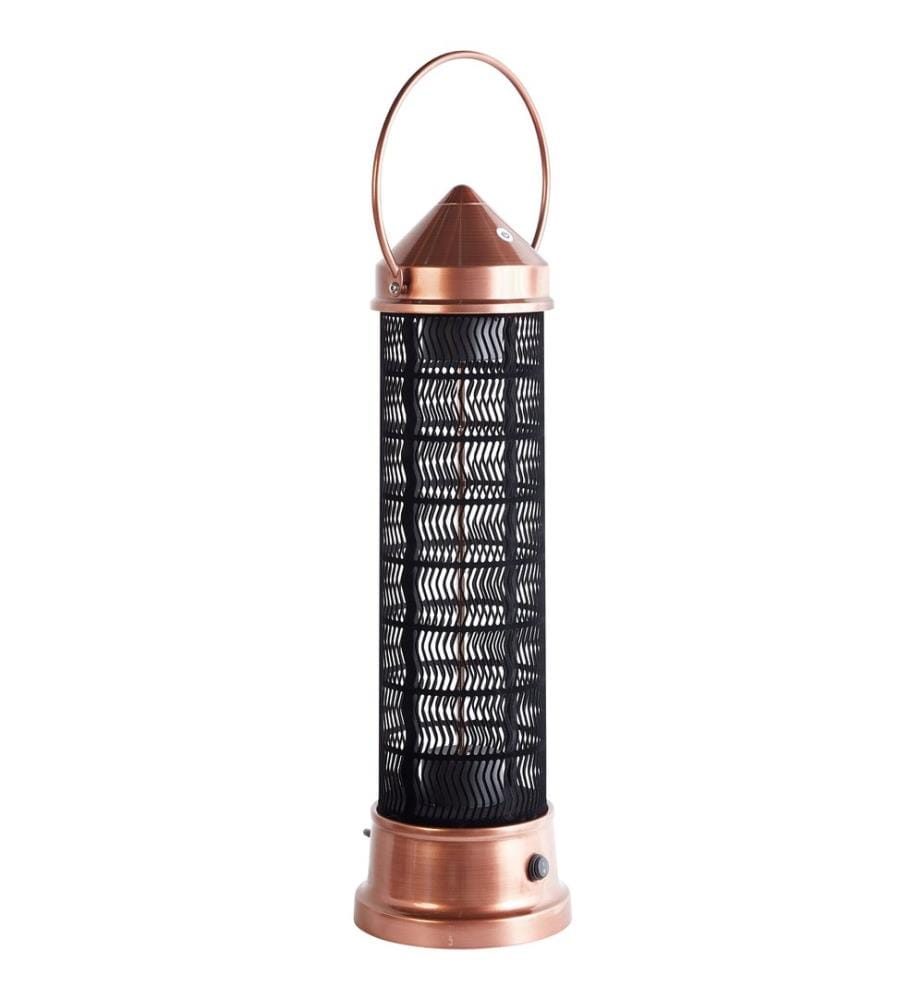 Chauffage de terrasse infrarouge autoportant LLAIMA 1800 W Cuivré