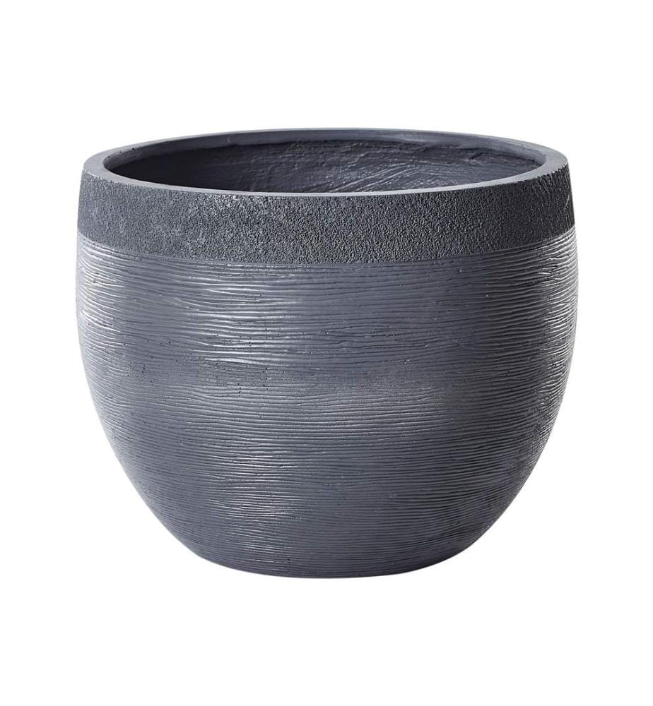 Cache-pot ZAKROS 50 cm Gris