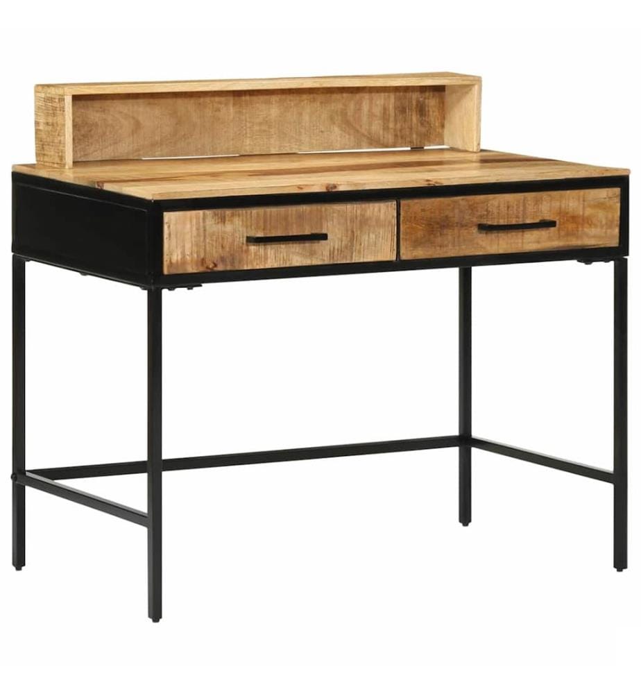 Table console avec tiroir Marron 100 x 55 x 89.5 cm