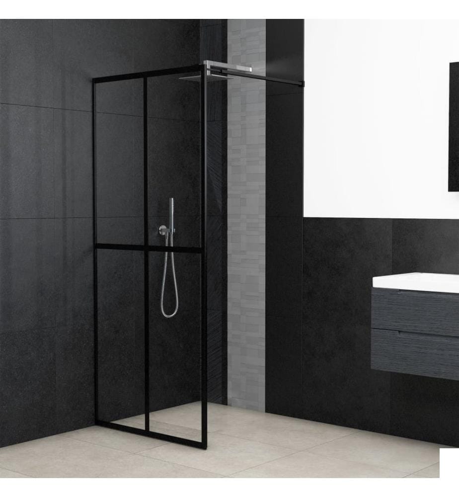 Écran de douche Verre trempé transparent 90x195 cm