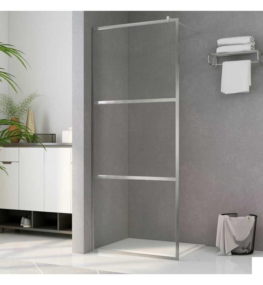 Paroi de douche à l'italienne à verre ESG transparent 90x195 cm