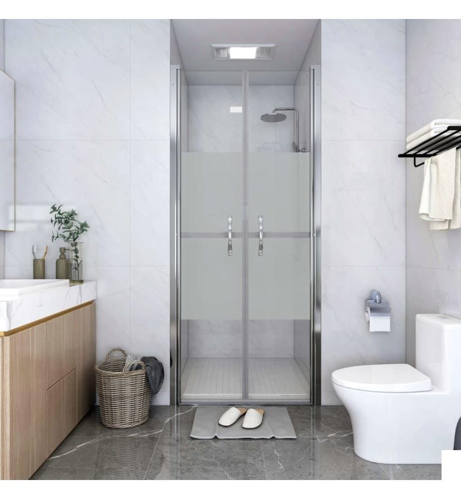 Porte de douche ESG demi-dépoli 91x190 cm