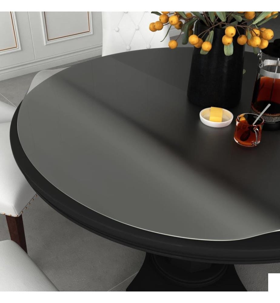 Protecteur de table mat Ø 110 cm 1,6 mm PVC
