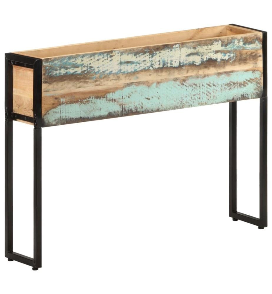 Jardinière 90x20x68 cm Bois de récupération massif