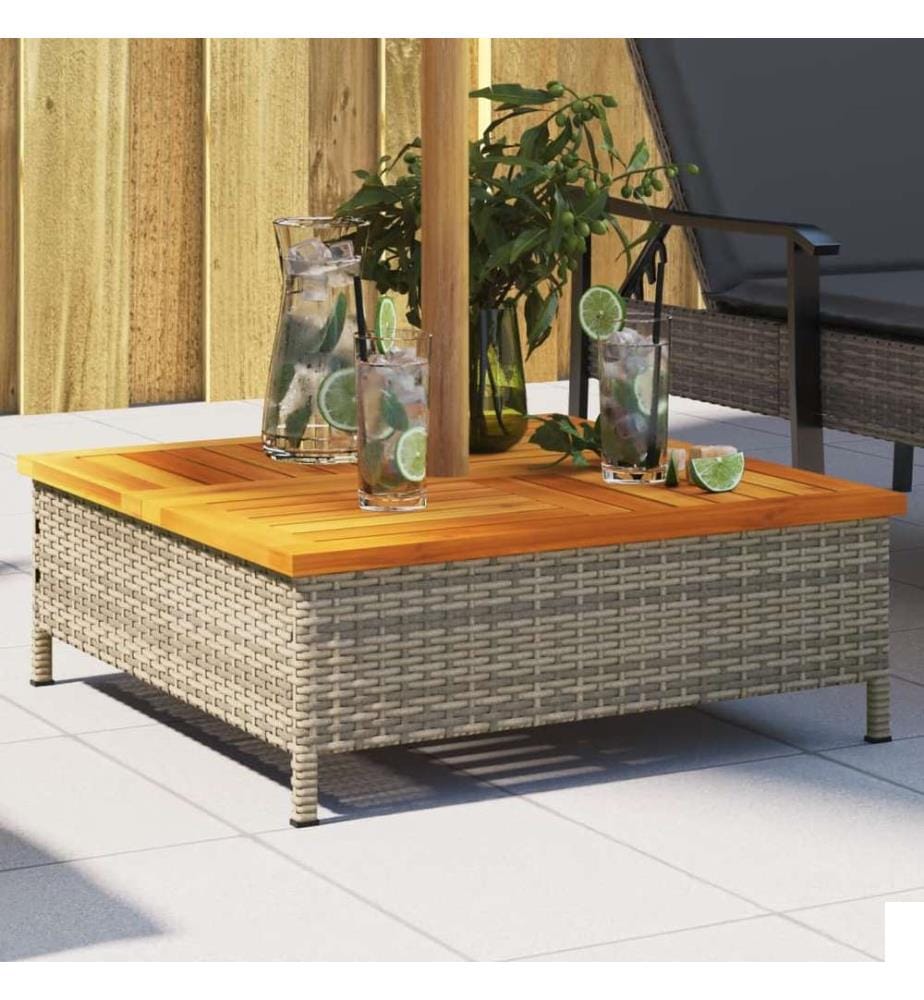 Couvercle de base de parasol gris 70x70x25 cm
