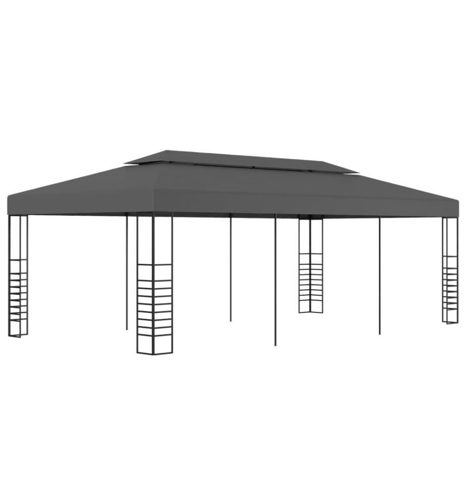 Tonnelle de jardin 3 x 6 m Anthracite