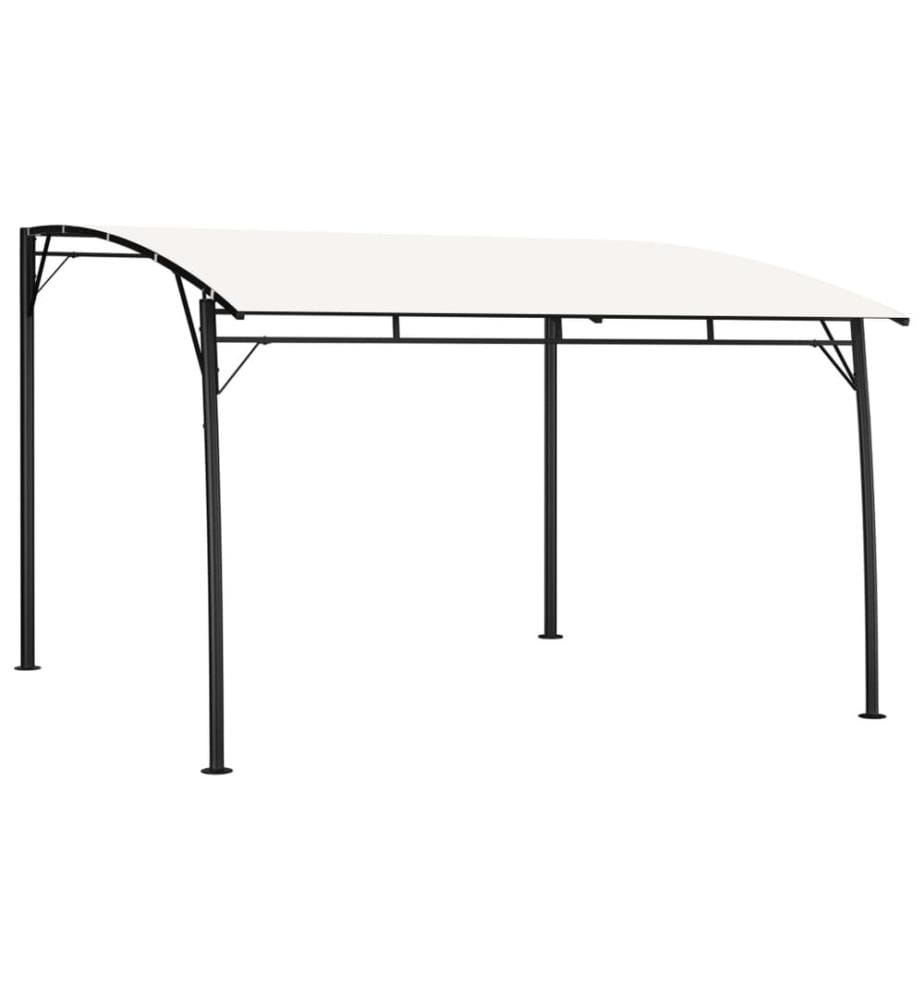 Auvent pare-soleil de jardin 3x3x2,55 m Crème