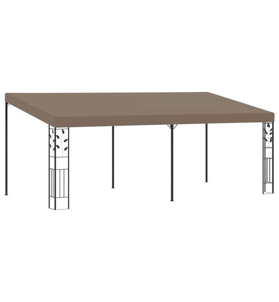 Belvédère mural 6x3x2,5 m Taupe